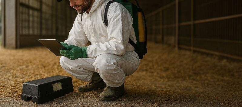 Bílení stájí – ukázka realizace